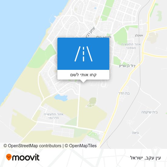 מפת עין עקב