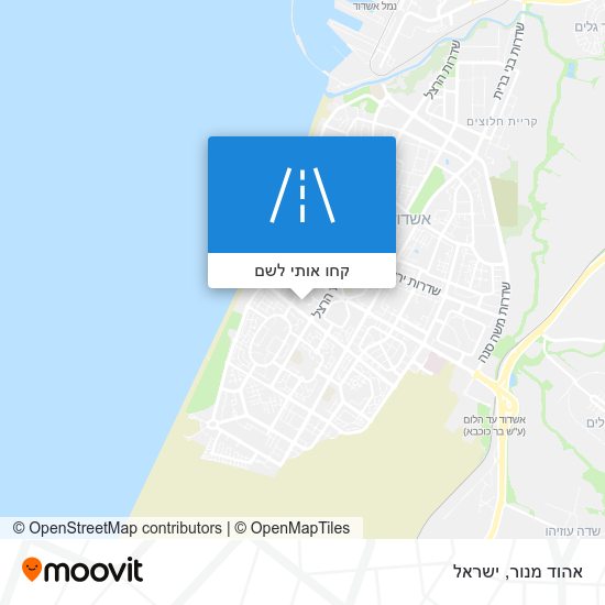מפת אהוד מנור
