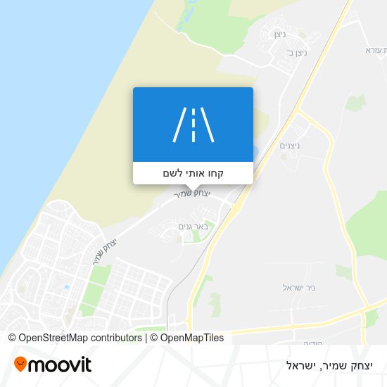 מפת יצחק שמיר