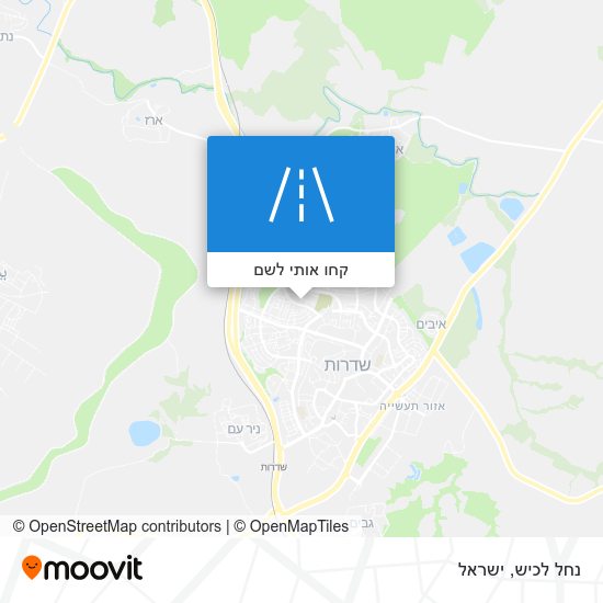 מפת נחל לכיש