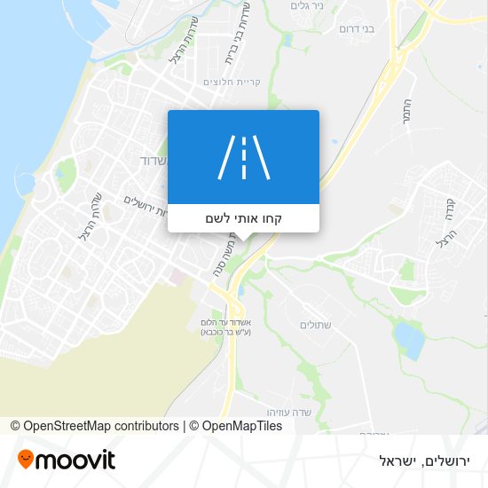 מפת ירושלים