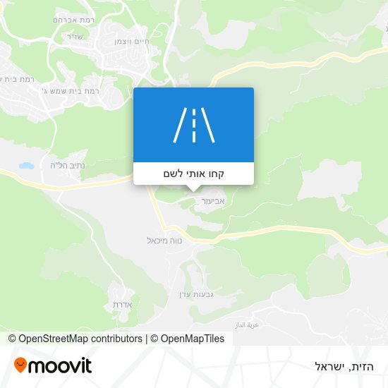 מפת הזית