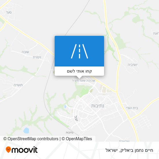 מפת חיים נחמן ביאליק