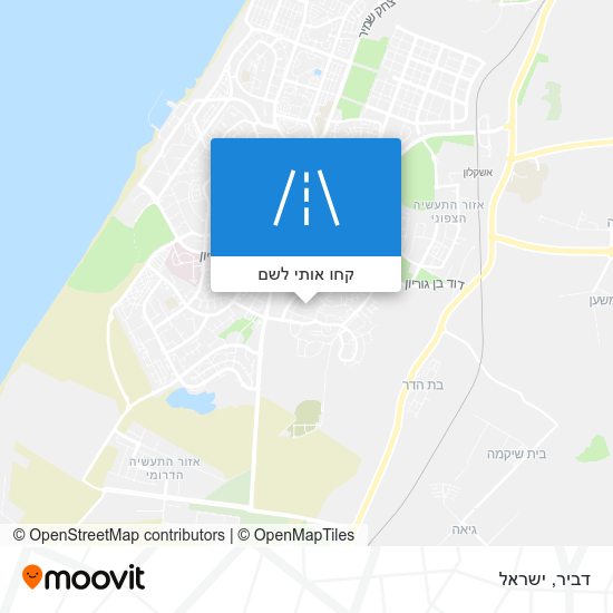 מפת דביר