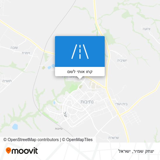 מפת יצחק שמיר