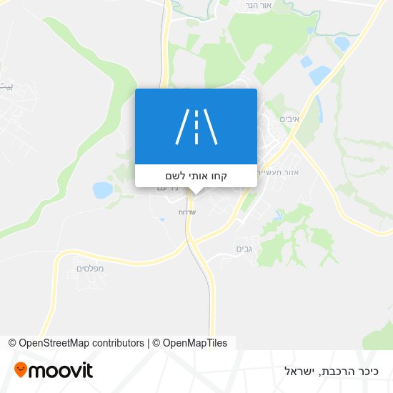 מפת כיכר הרכבת