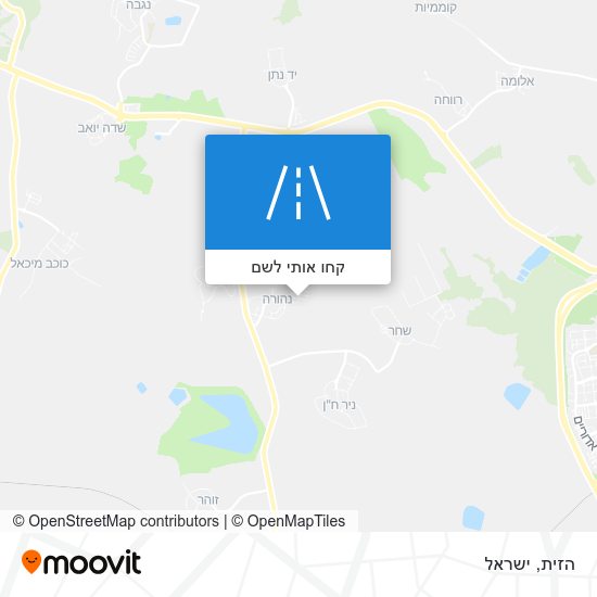 מפת הזית