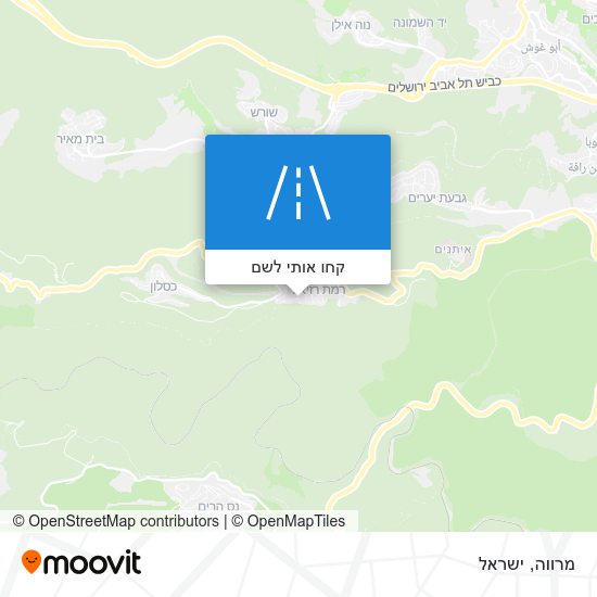 מפת מרווה