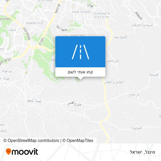 מפת סינגל