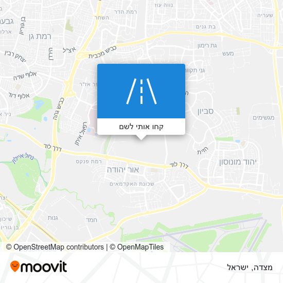 מפת מצדה