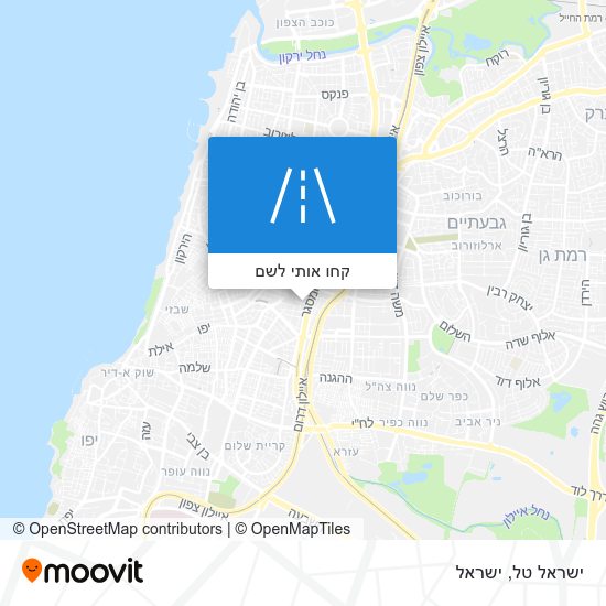 מפת ישראל טל