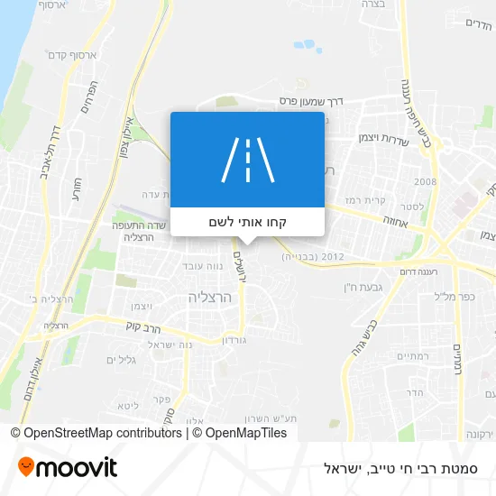 מפת סמטת רבי חי טייב