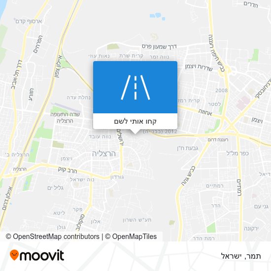 מפת תמר