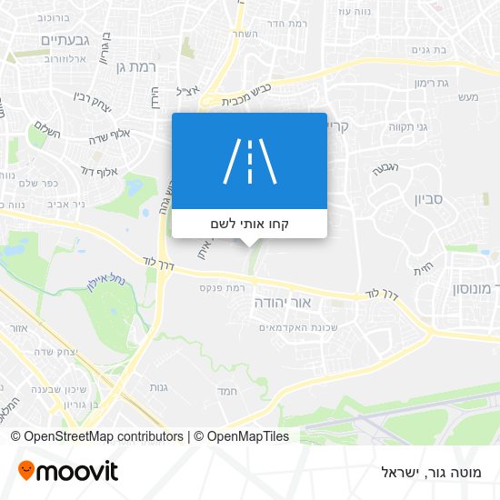 מפת מוטה גור