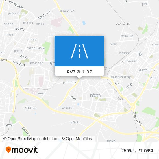 מפת משה דיין