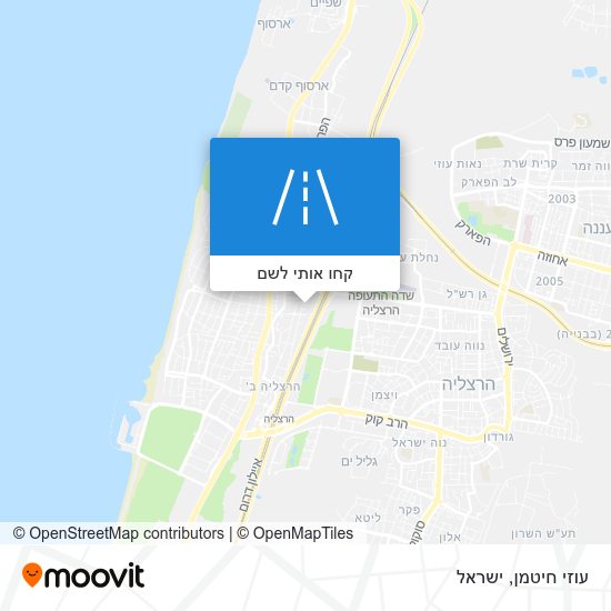 מפת עוזי חיטמן