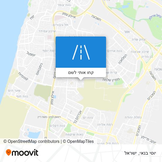 מפת יוסי בנאי