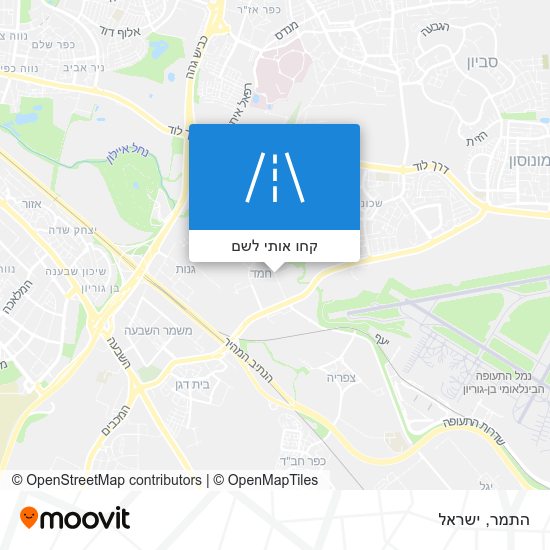 מפת התמר