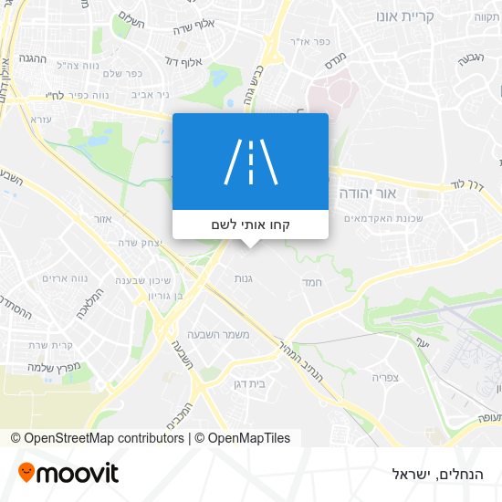 מפת הנחלים