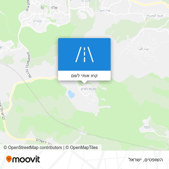 מפת השופטים