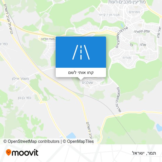 מפת תמר