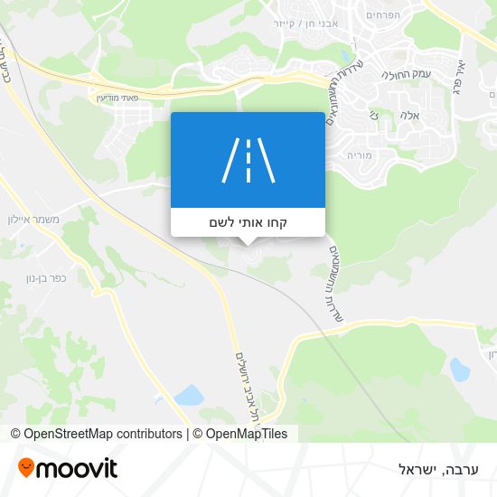 מפת ערבה