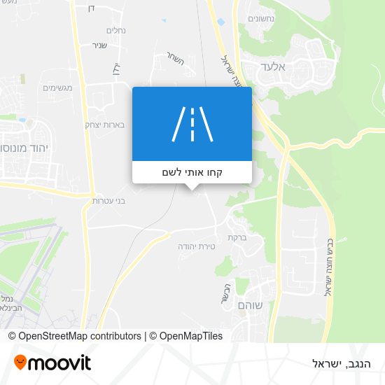 מפת הנגב