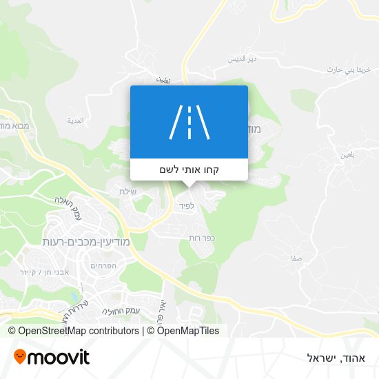 מפת אהוד