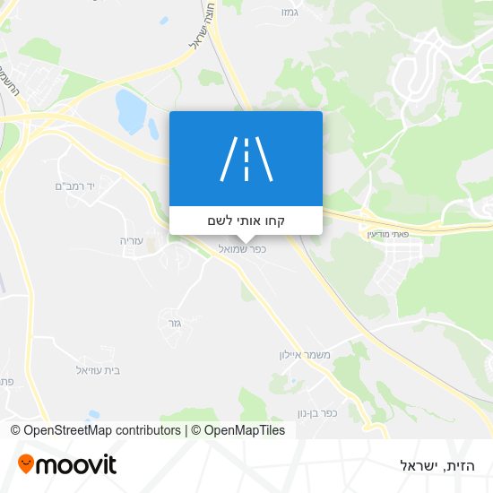 מפת הזית