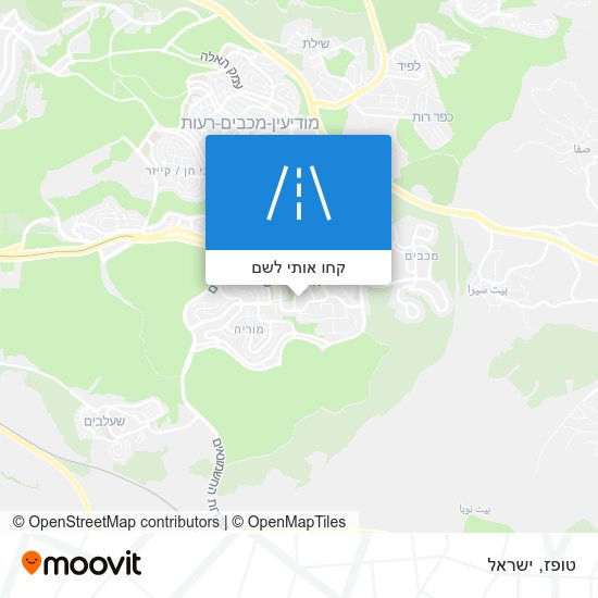 מפת טופז