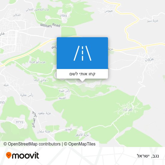 מפת נגב