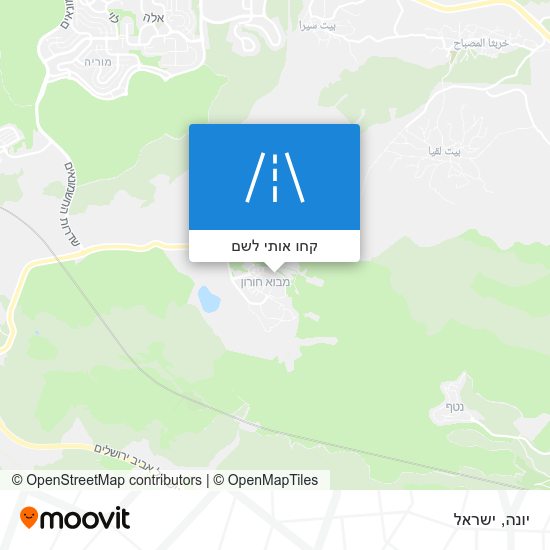 מפת יונה