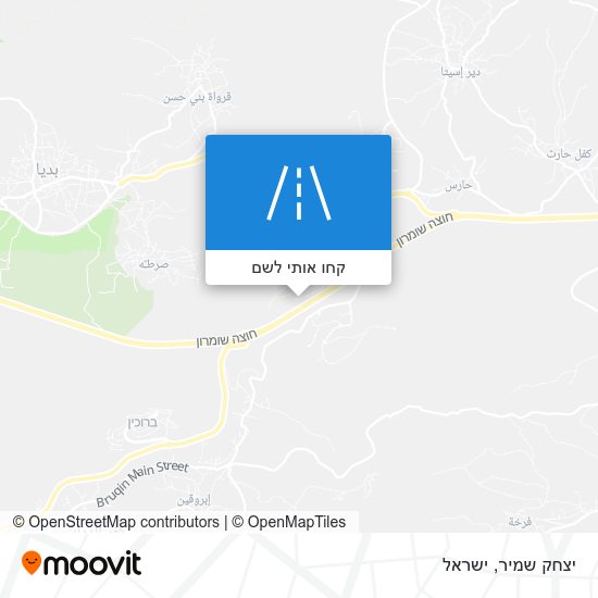 מפת יצחק שמיר