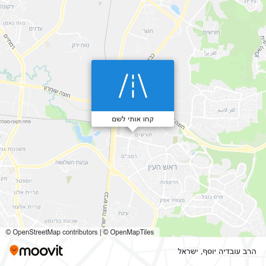 מפת הרב עובדיה יוסף