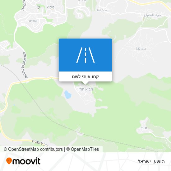 מפת הושע