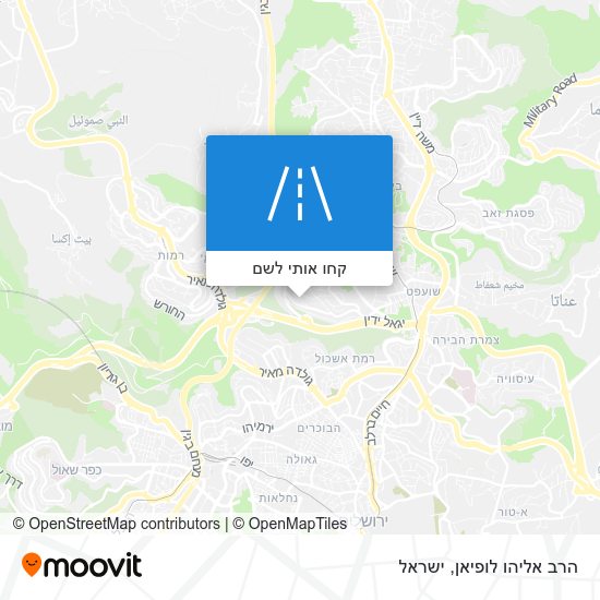 מפת הרב אליהו לופיאן
