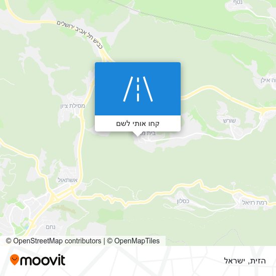 מפת הזית