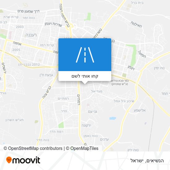 מפת הנשיאים