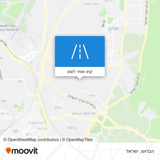 מפת הברוש