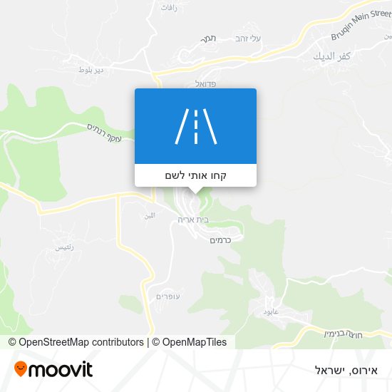 מפת אירוס