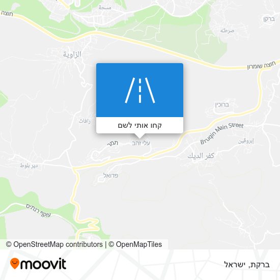 מפת ברקת
