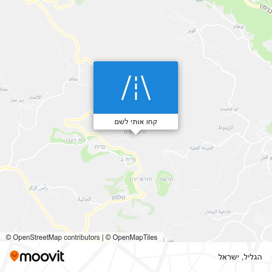 מפת הגליל