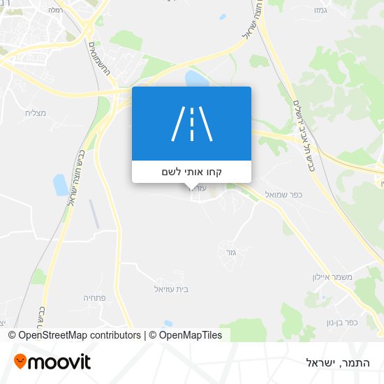 מפת התמר