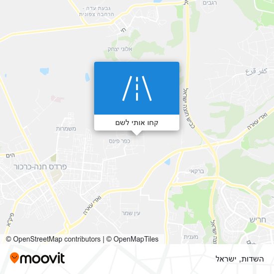 מפת השדות