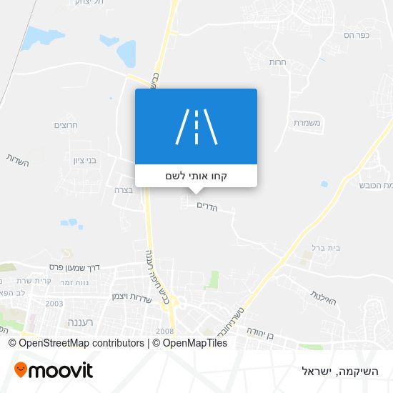 מפת השיקמה