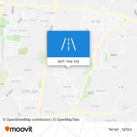 מפת הגלעד