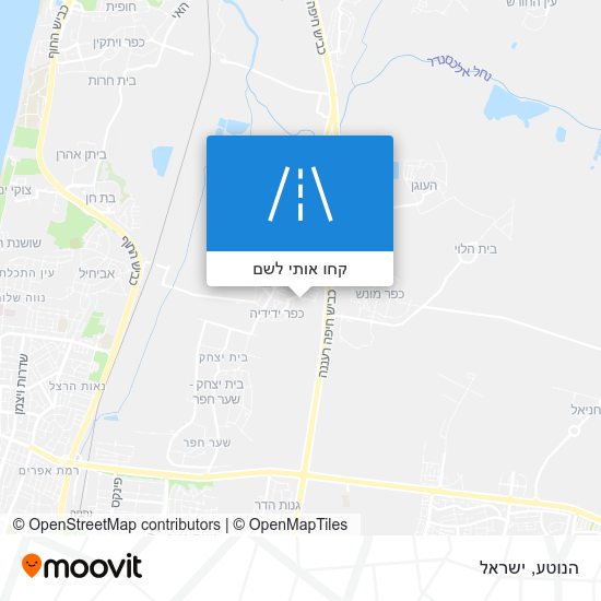 מפת הנוטע