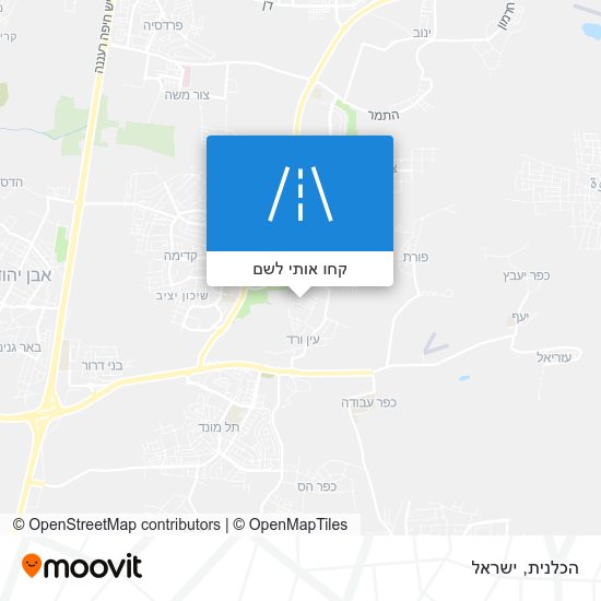 מפת הכלנית