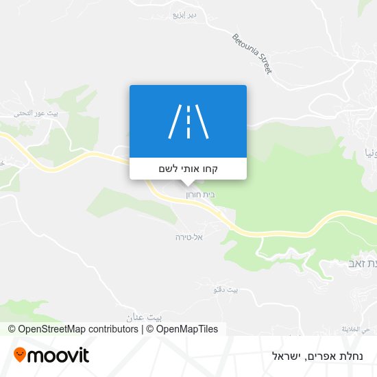 מפת נחלת אפרים