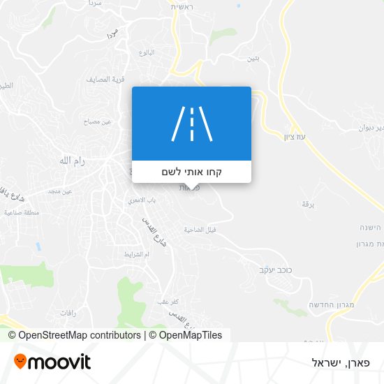 מפת פארן